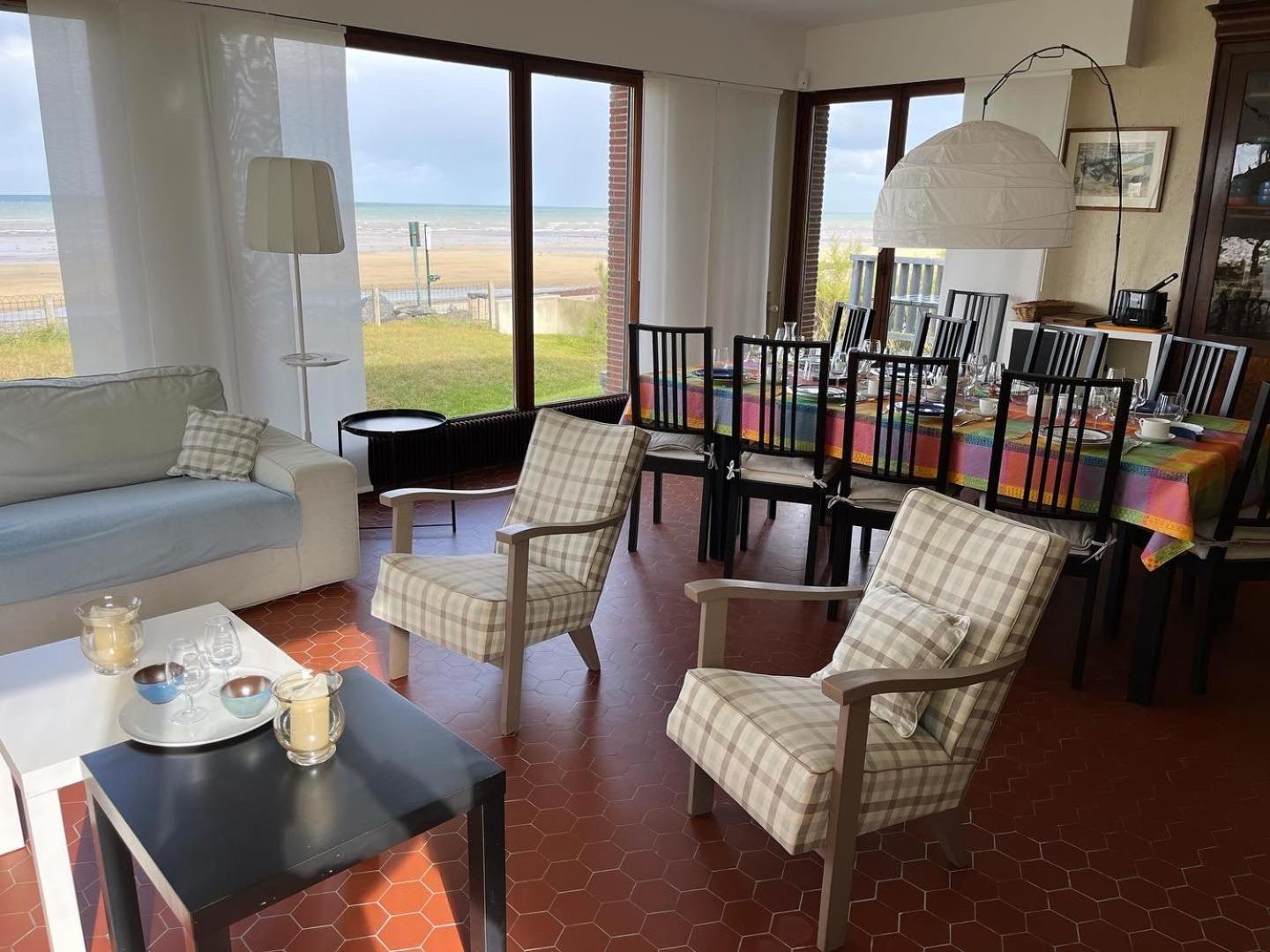 Villa D'Architecte - Les Pieds Dans L'Eau Ver-sur-Mer Luaran gambar