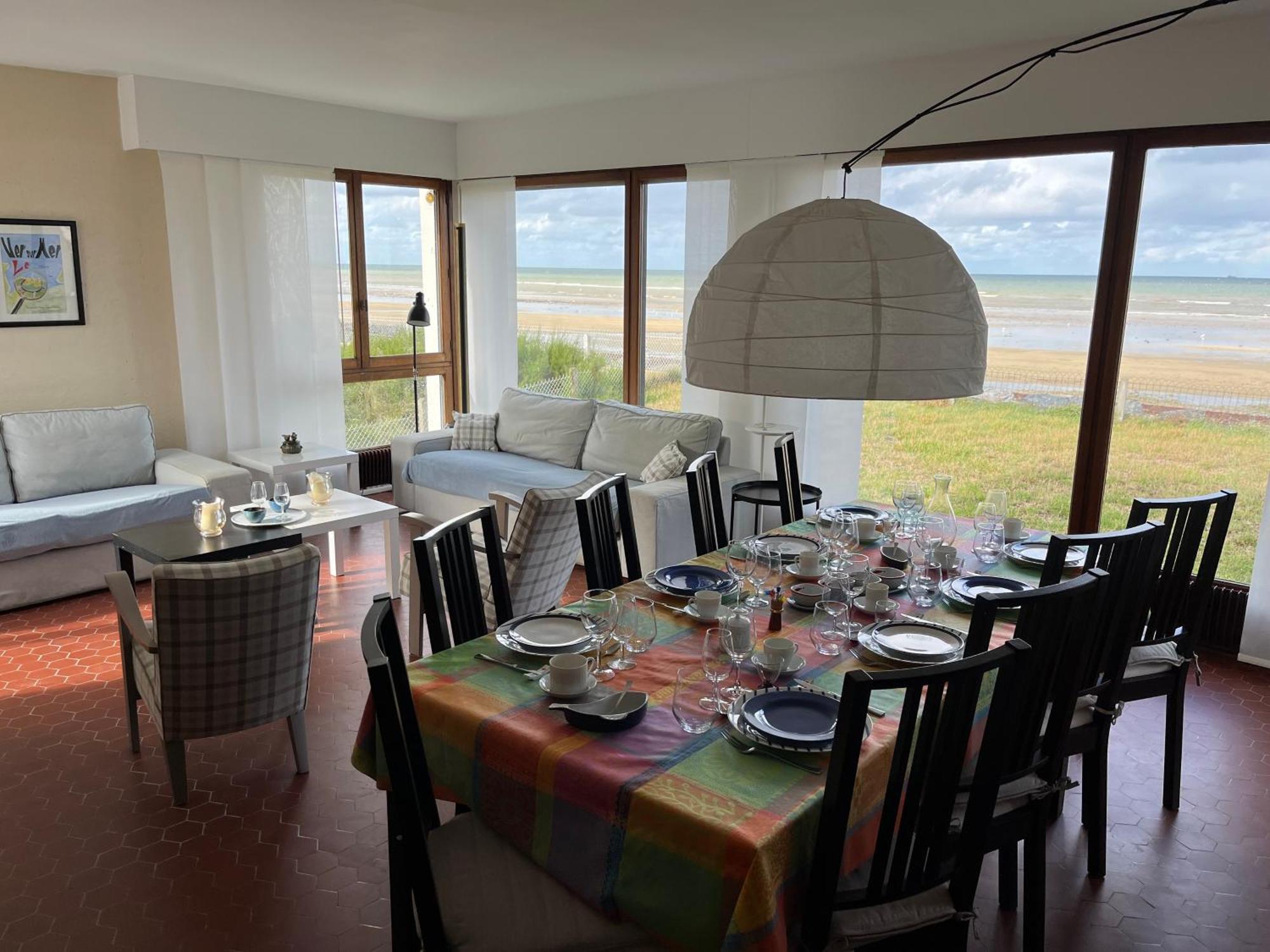 Villa D'Architecte - Les Pieds Dans L'Eau Ver-sur-Mer Luaran gambar